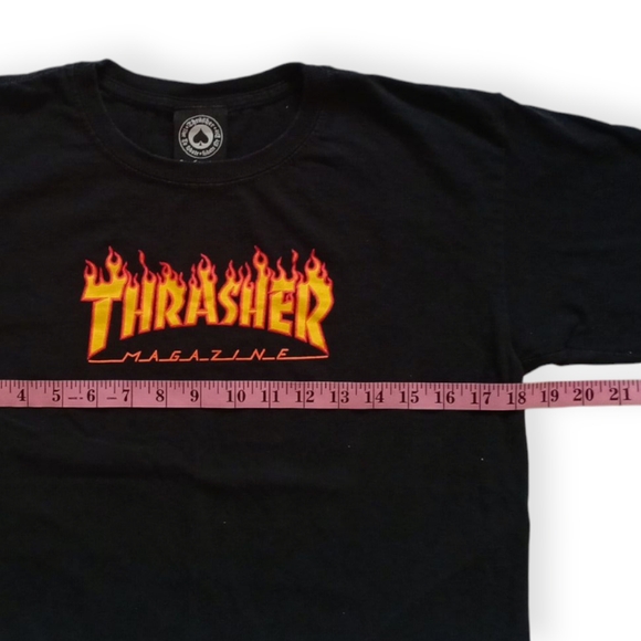 TRASHER MAGAZINE SAN FRANCISCO YOUTH  BLACK T-SHIRT. SIZE L - Picture 5 of 15
